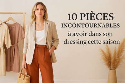 10 pièces incontournables à avoir dans son dressing cette saison