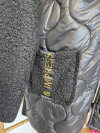 Doudoune bi matière