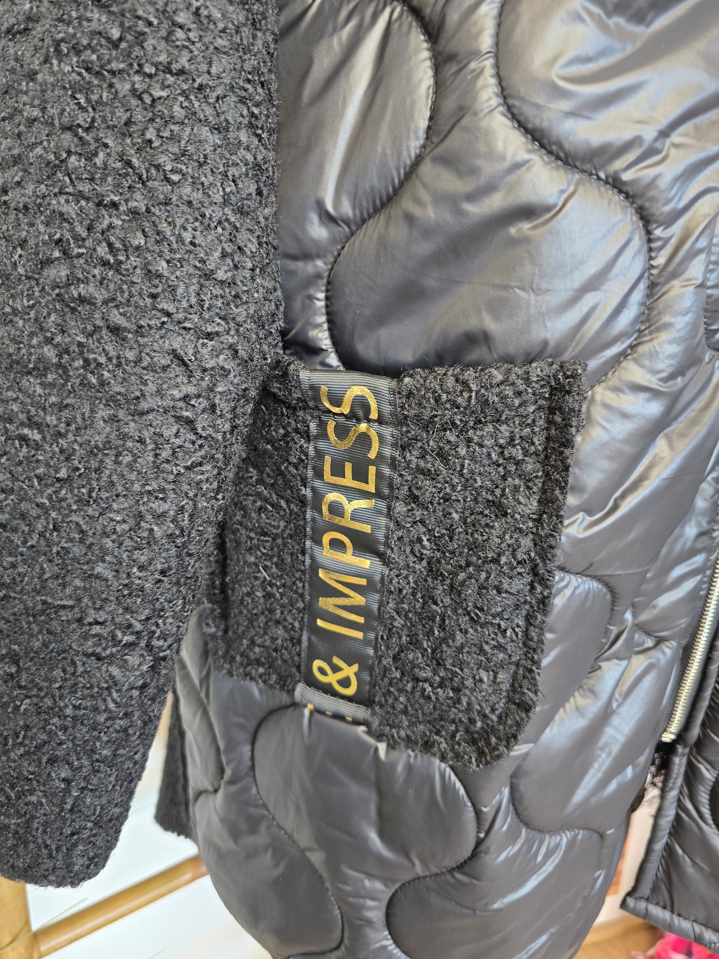 Doudoune bi matière