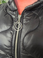 Doudoune bi matière