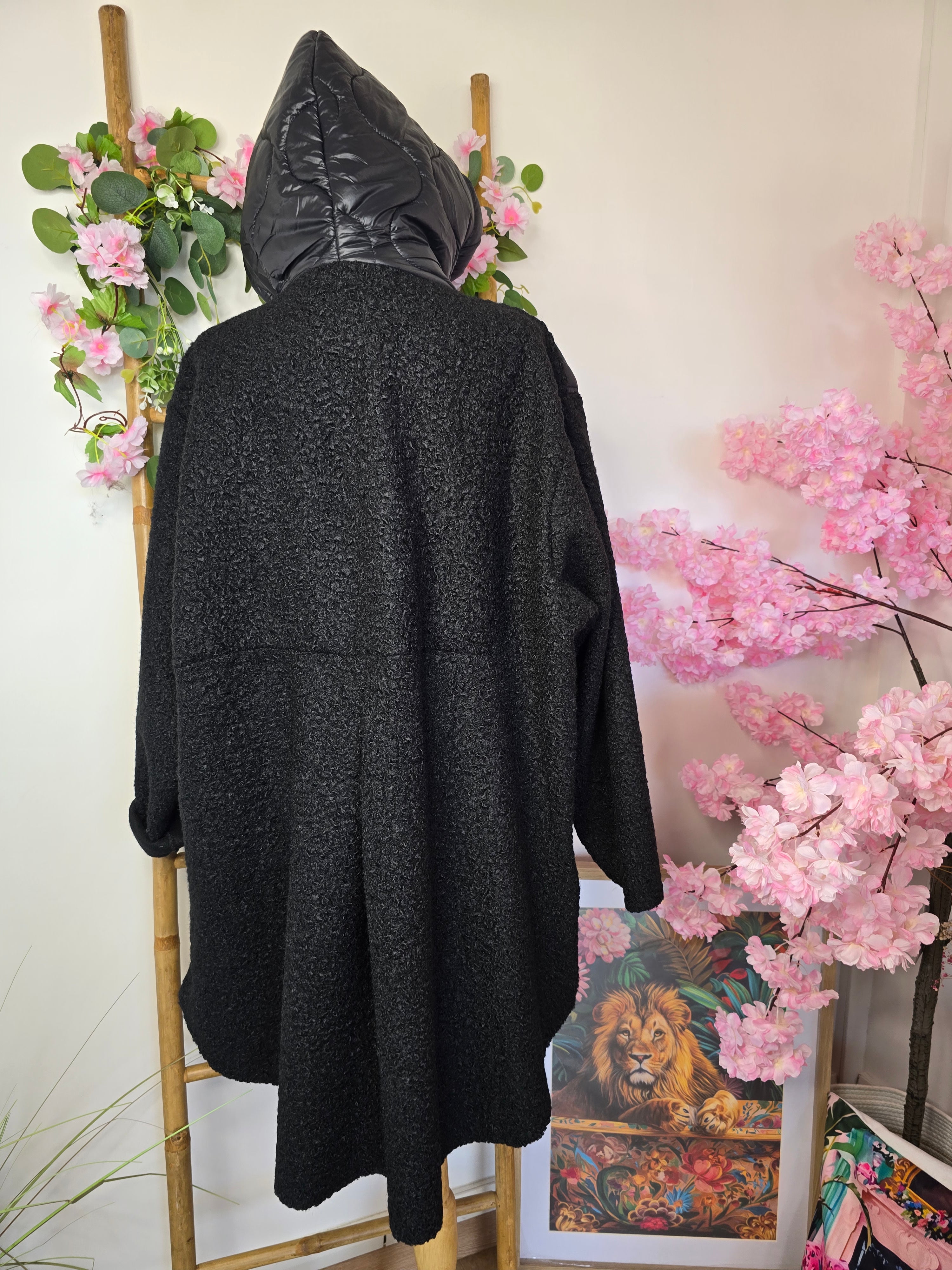 Doudoune bi matière