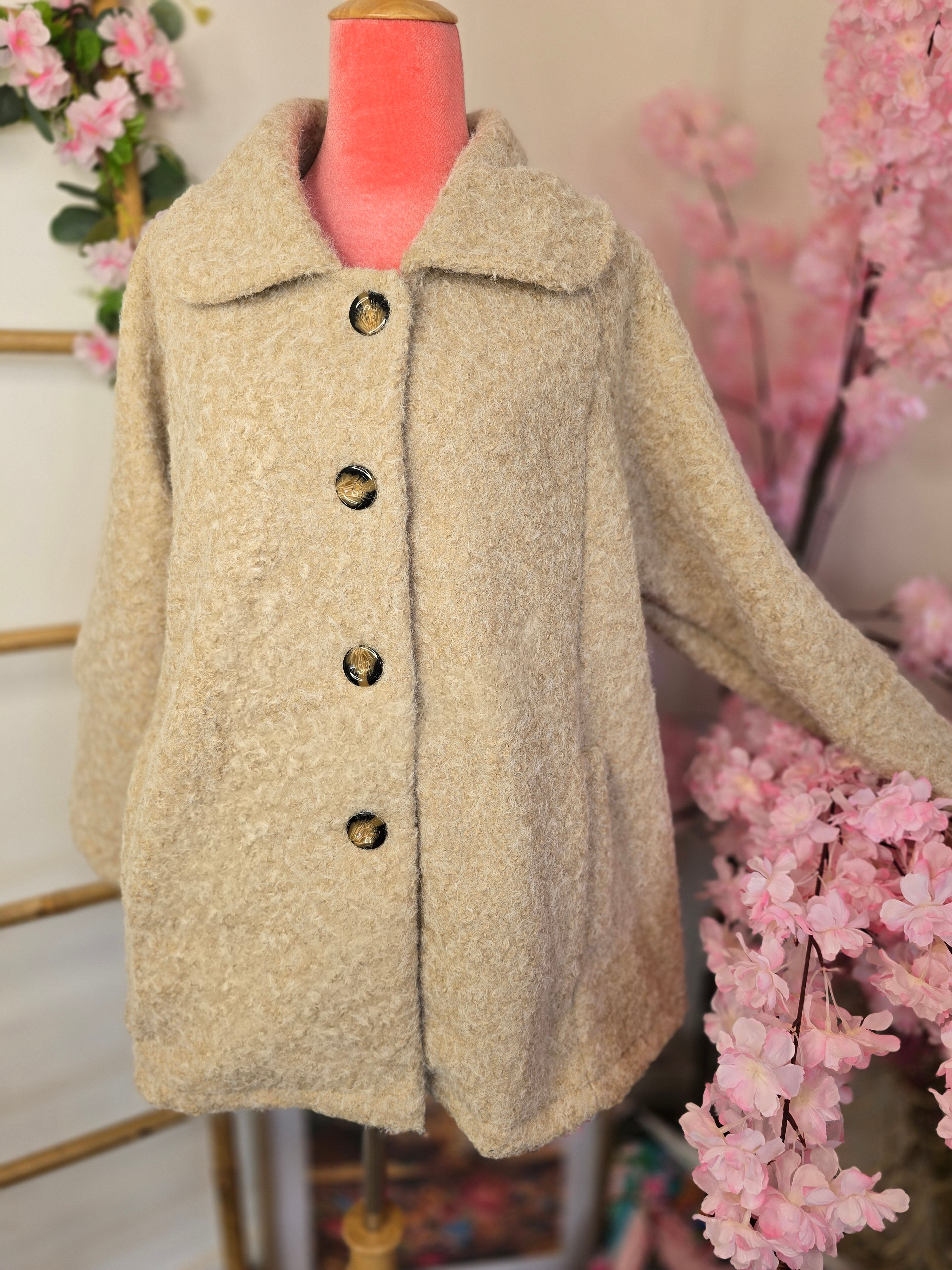 Veste laine bouillie