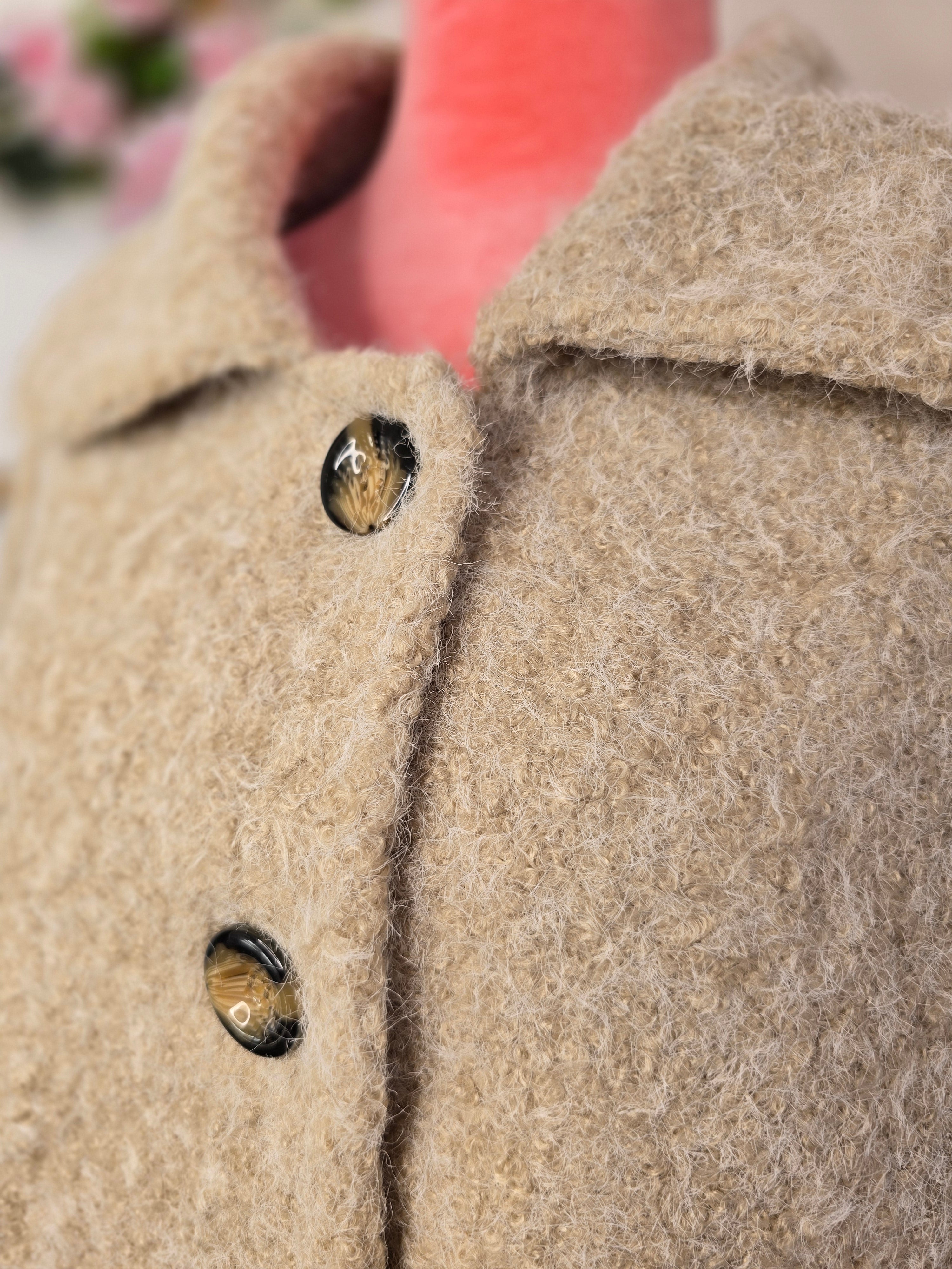 Veste laine bouillie