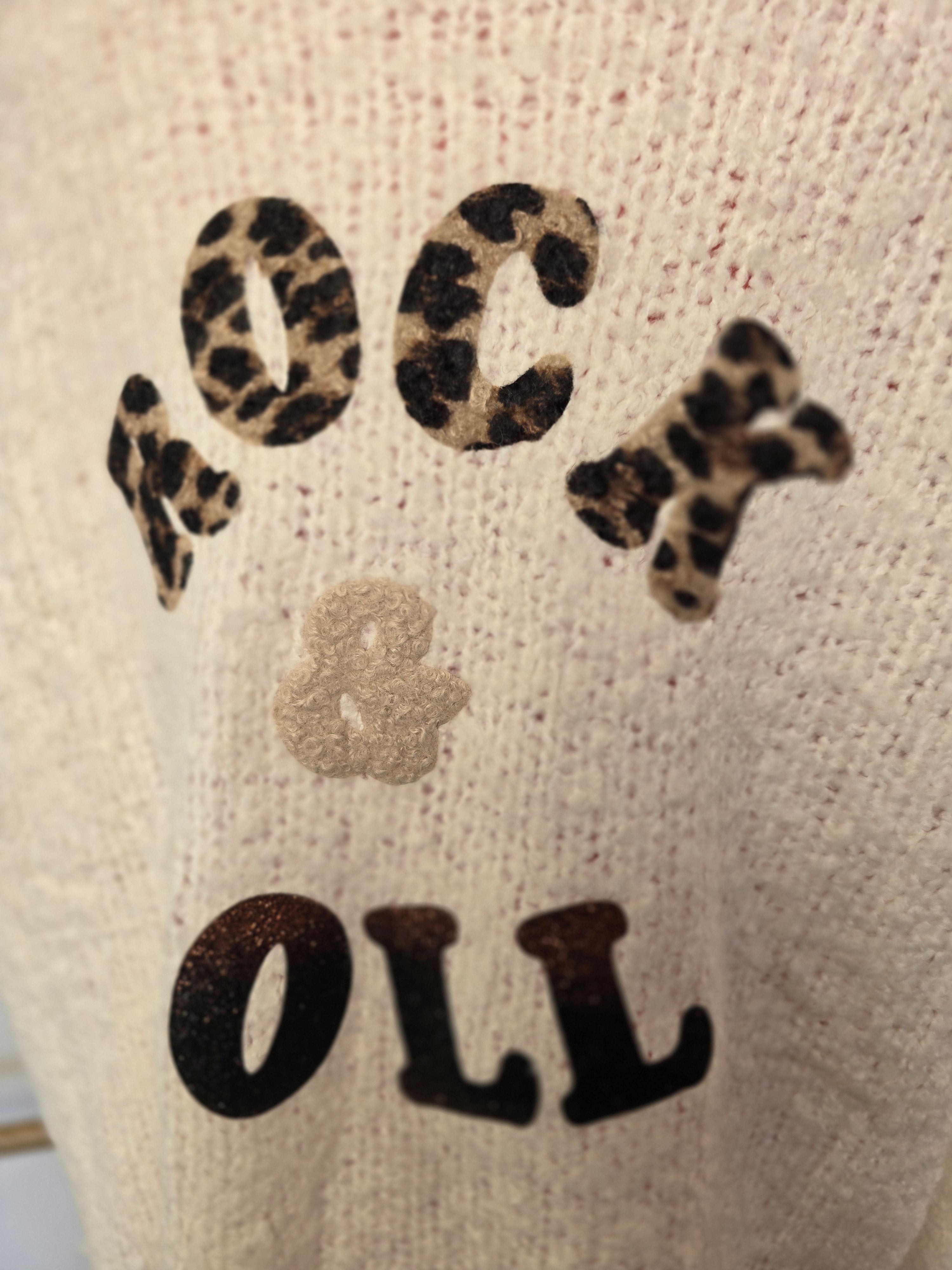 Gilet maille " rock and roll "